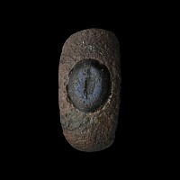 Roman Bronze Ring with Figural Intaglio