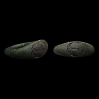 Roman Bronze Ring with Gemstone