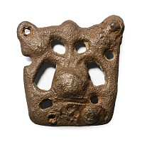 Anglo-Scandinavian Viking Bronze Stirrup Apex Mount