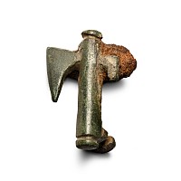 Roman Bronze Axe Fibula