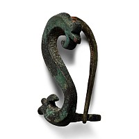 Roman Bronze S-Shaped Plate Brooch