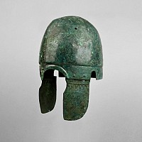 Greek Bronze Chalcidian-Type Helmet
