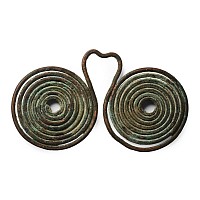 Bronze Age Coiled Spectacle Pendant