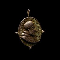 Pope Sixtus V Bronze Pendant