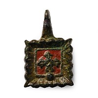 Medieval Knight's Bronze Heraldic Horse Harness Pendant