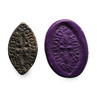 Medieval Lead Seal Matrix for Margarete Pond