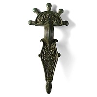Large Visigothic Bronze Radiate Brooch
