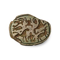 Large Egyptian Steatite Scarab with Hieroglyphs