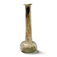 Roman Tall Glass Flask