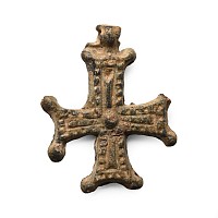 Medieval Lead Cross Pendant