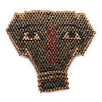 Egyptian Faience Mummy Bead Mask
