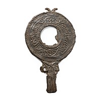 Roman Lead Votive Mirror Frame
