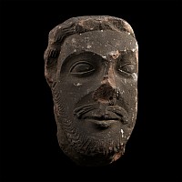 Post Medieval Red Sandstone Corbel Head