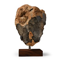 French Stone Age 'Neanderthal' Handaxe with Fossil Echinoid