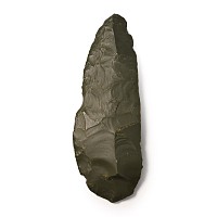 Stone Age Tenerian Green Jasper Knife