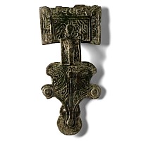 Large Anglo-Saxon Bronze Great Square-Headed Brooch