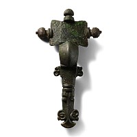 Large Anglo-Saxon Bronze Cruciform Brooch