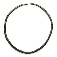 Viking Period Twisted Bronze Neck Torc