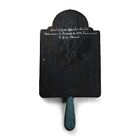 Post Medieval Romanian Ex-Voto Icon Dedicated to Kostas Soatana and Nikouli