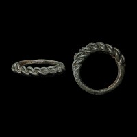 Viking Bronze Pseudo Interlaced Ring