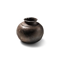 Achaemenid Silver Jar with Lotus Flower