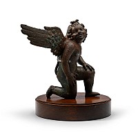 Roman Bronze Winged Eros