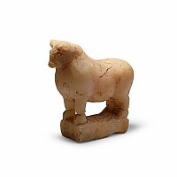 Sabaean Alabaster Bull