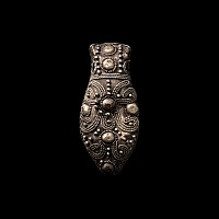 Viking Period Silver Filigree Teardrop Pendant