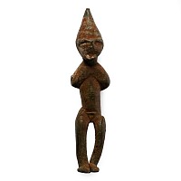 Syro-Hittite Bronze Helmetted Figure