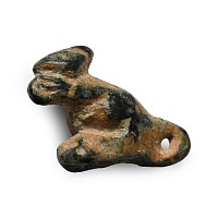 Roman Bronze Mouse Statuette
