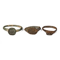Western Asiatic Inscribed Bronze Ring Group