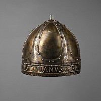 Byzantine Style Silver and Iron Spangenhelm