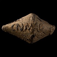 Roman Lead Cnaeus Pompey Battle of Munda Slingshot