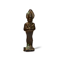 Egyptian Bronze Statuette of Osiris