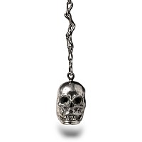 Silver Memento Mori Skull Pomander