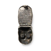 Silver Memento Mori Skull Pomander