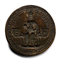 Bronze Seal Matrix with Emperor Charles IV