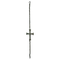 Byzantine Bronze Polycandelon Hanger Chain with Cross