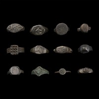 Roman to Medieval Bronze Ring Group