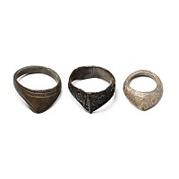 Byzantine Bronze Archer's Thumb Ring Group