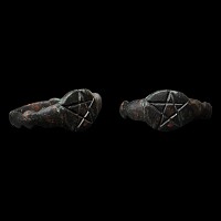 Medieval Bronze Ring with Pentagram