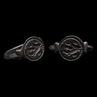 Roman Bronze Ring with Animal