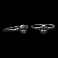 Byzantine Silver Ring with Cross