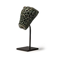 Viking Bronze Boar's Head Brooch with Openwork Beast Motif