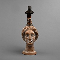 Gnathian Plastic Vase in the Shape of a Woman