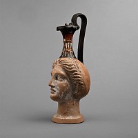 Gnathian Plastic Vase in the Shape of a Woman