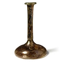 Roman Blue-Green Glass Ampulla