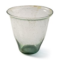 Roman Light Green Glass Lamp