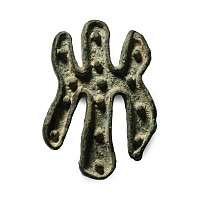 Central Asian Bronze Stamp Seal with Stylised Four-Winged God