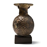 Roman Glass Mould Blown Jar